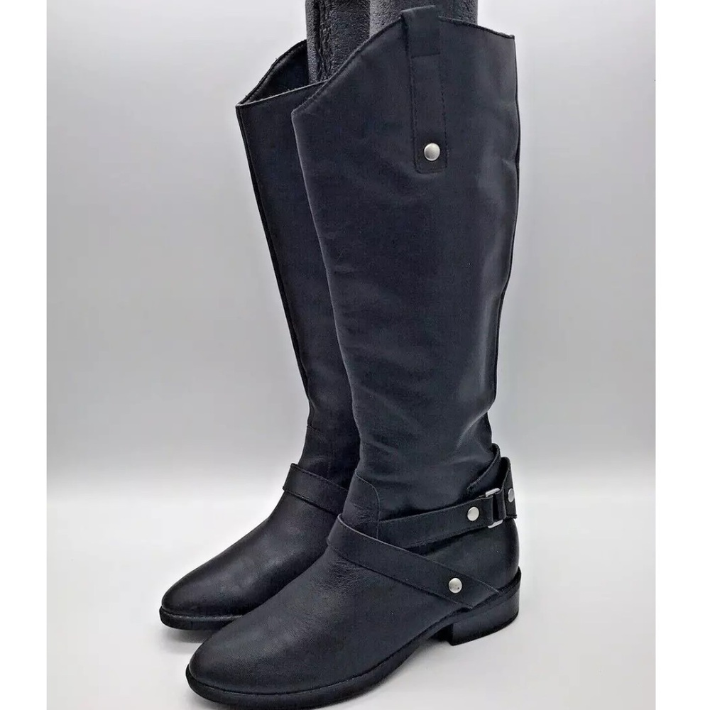 Black Liz Claiborne LC Renea Moto Boots